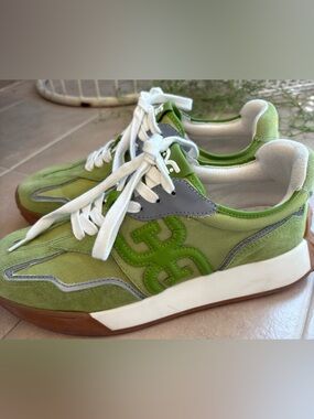 Sam Edelman Langley Lace-Up Sneaker, 8.5 💚